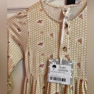 NWT 2T Kate Quinn Honeycomb maxi length dress